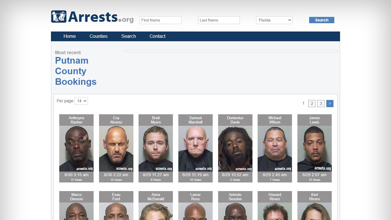 Putnam County Arrests and Inmate Search